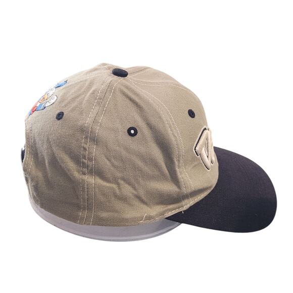 Mickey Inc Disney Donald Duck Snapback Hat Men's Adjustable Olive Black - Picture 2 of 5